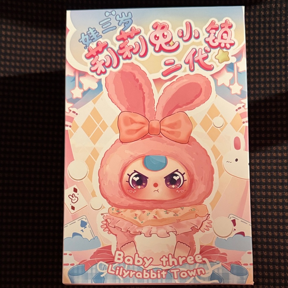 Baby Three Lily Rabbit V2 Plush Toy - Pink and Blue Blind box NEW